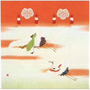 加賀友禅 花嫁のれん 花嫁暖簾 くす玉2 本染め 花嫁のれん号、花嫁