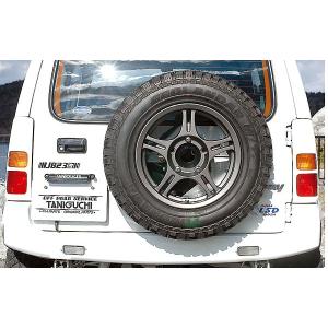 タニグチ TANIGUCHI」ジムニー SJ30〜JA11バン用調整式スペアタイヤ
