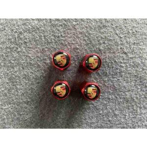 ポルシェ純正】ポルシェ クレスト バルブステム キャップ セット