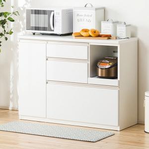 ニトリ（NITORI） キッチンカウンター(リガーレ120CT WH) キッチン収納