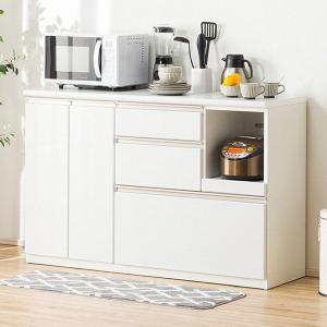 ニトリ（NITORI） 幅120 キッチンカウンター(アルミナ2 120CT WH