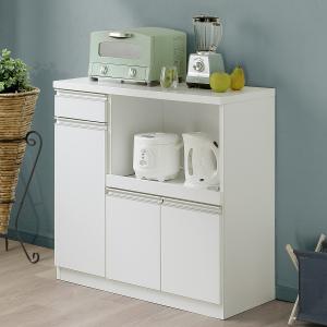 ニトリ（NITORI） キッチンカウンター(90 WH)キッチン収納 キッチン