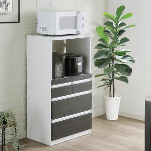 ニトリ（NITORI） 鏡面仕様レンジ台（幅60cmcm NA）食器棚 カップ