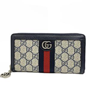 GUCCI（グッチ） 財布 長財布 GGキャンバス レザー 本革 ベージュ