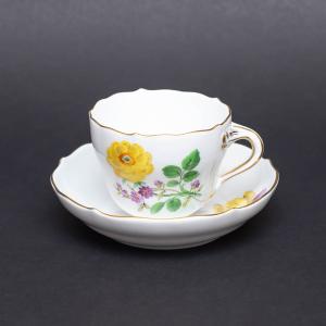 マイセン ベーシックフラワー（四つ花） ティー／コーヒー兼用カップ