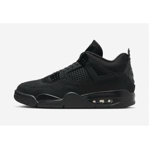 エア ジョーダン 4 NIKE AIR JORDAN RETRO BLACK CAT BLACK/BLACK-LT