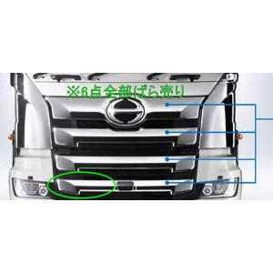 プロフィア メッキフロントグリル ハイ・ロー キャブ共通PCS枠カバー