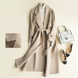 ロングコート リバーコート ダブルフェイスコート 一枚仕立て ウール