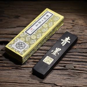 墨 唐墨 魚戯蓮 中国 書画 習字 硯 China 墨 唐墨 魚戯蓮 中国 書画