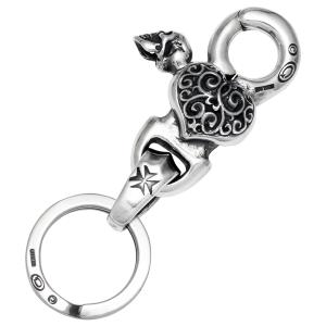 Gaboratory（ガボラトリー） キーチェーン スカル オン クリップ w