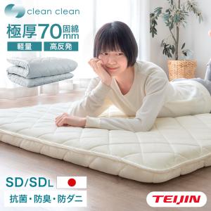 ニトリ（NITORI） 2層ボリューム防ダニ敷ふとん セミダブル(H8