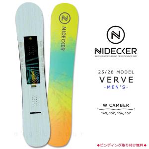 NIDECKER（ナイデッカー） スノーボード 板 メンズ ヴァーヴ VERVE