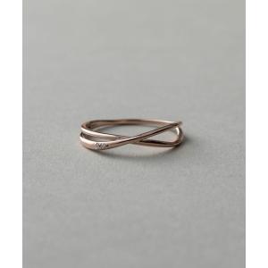 ete（エテ） 指輪 リング 「レイヤード」 K18MPG ダイヤモンド