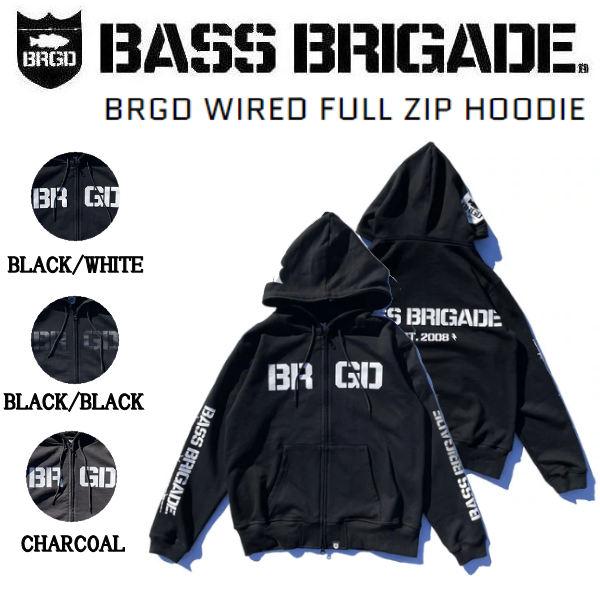 バスブリゲード BASS BRIGADE BRGD WIRED FULL ZIP HOODIE メンズ