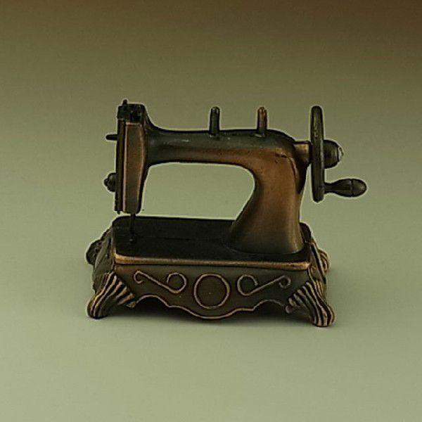 アンティーク調 鉛筆削り ミシン ミニチュア えんぴつ削り オブジェ