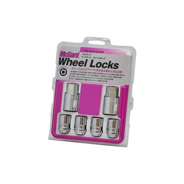 McGard（マックガード） ロック4個set/M12X1.5/21mm/メッキ/マック