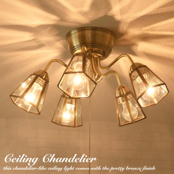 シャンデリア シーリングライト おしゃれ 照明 北欧 6畳 8畳