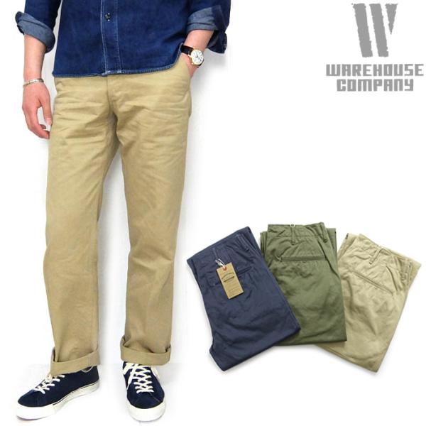 WAREHOUSE（ウエアハウス） [1082] チノ トラウザーズ CHINOES ワン