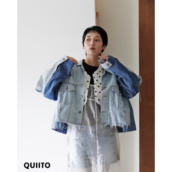 アウトレット！キイト QUIITO デニムジャケット PT DENIM JK BL 羽織