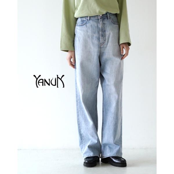 YANUK（ヤヌーク） ジョーン JOAN ルーズ ストレート デニムパンツ