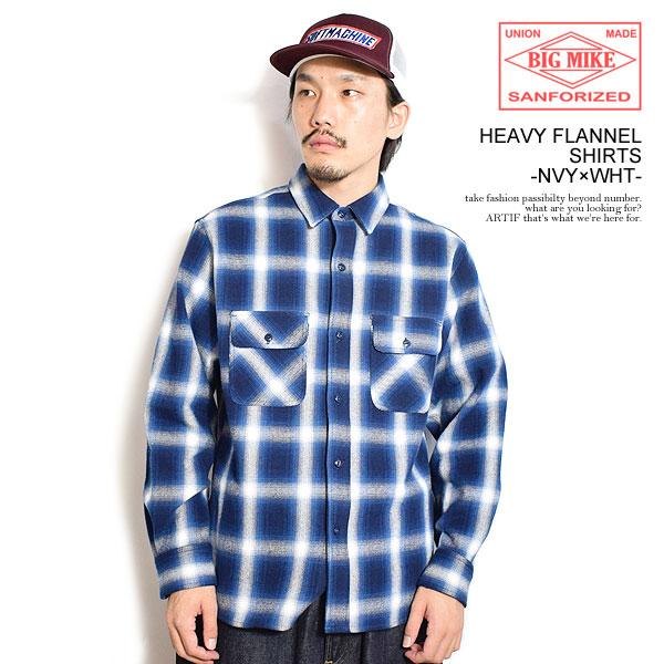 BIG MIKE（ビッグマイク） シャツ BIG MIKE HEAVY FLANNEL SHIRTS