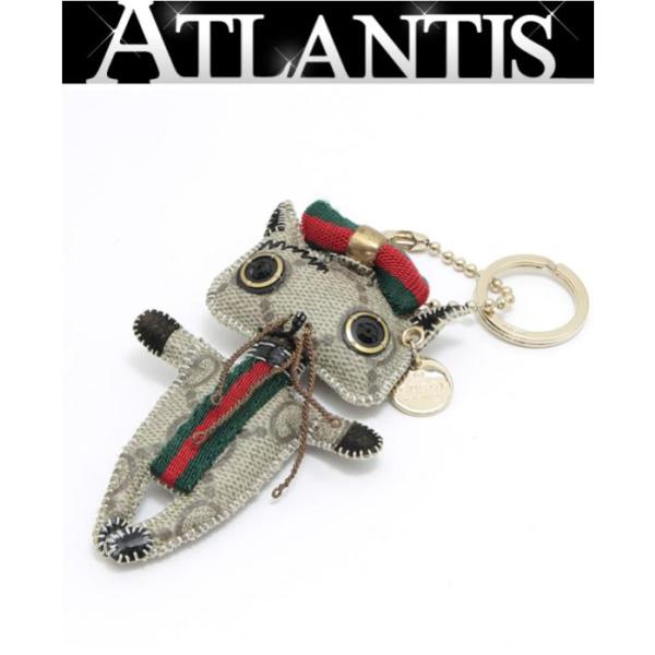 GUCCI（グッチ） グッチョリ クリスティーナ ネコ キーホルダー