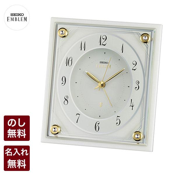 エンブレム 置き時計 セイコー クロック 置時計 SEIKO EMBLEM クオーツ