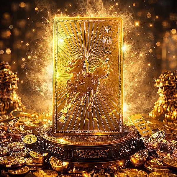 60年に1度の金運最強の丙午ひのえうま 2026年午年 馬の金護符 財布に