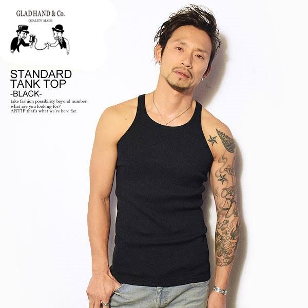 グラッドハンド タンクトップ GLAD HAND STANDARD TANK TOP -BLACK