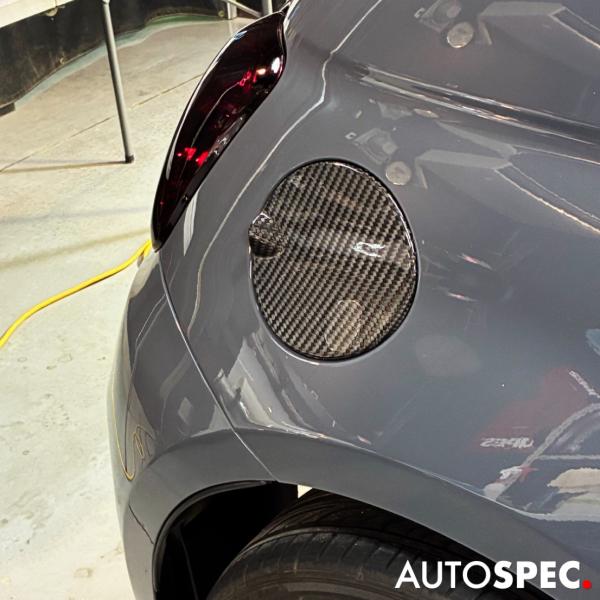 アバルト（ABARTH） KOSHI カーボン フューエルキャップカバー FIAT