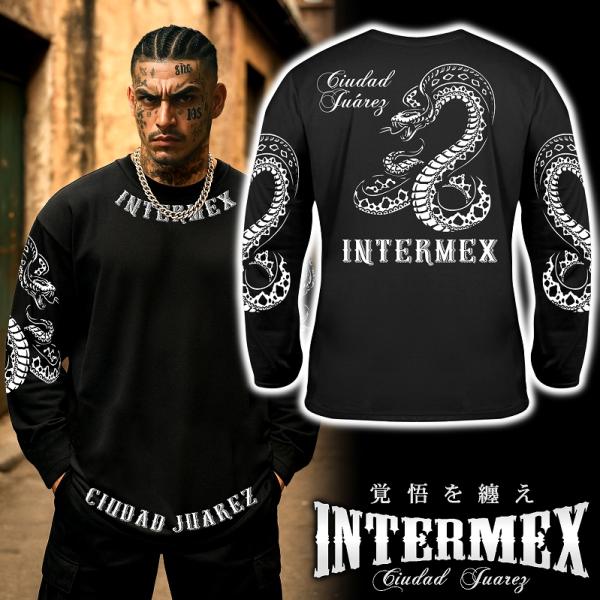 長袖Tシャツ メンズ ロンT オラオラ系 服 HIPHOP系 ファッション