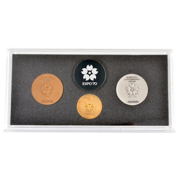 EXPO'70 日本万国博覧会記念メダル 金 銀 銅 3枚セット 大阪万博