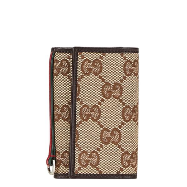GUCCI（グッチ） GGキャンバス シェリーライン キーケース 6連 131928