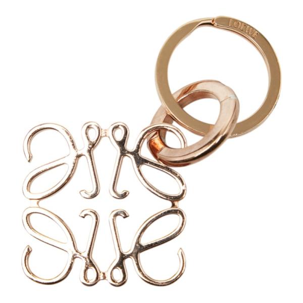 美品』LOEWE ゴールド キーホルダー・キーリングとブローチセット 美品