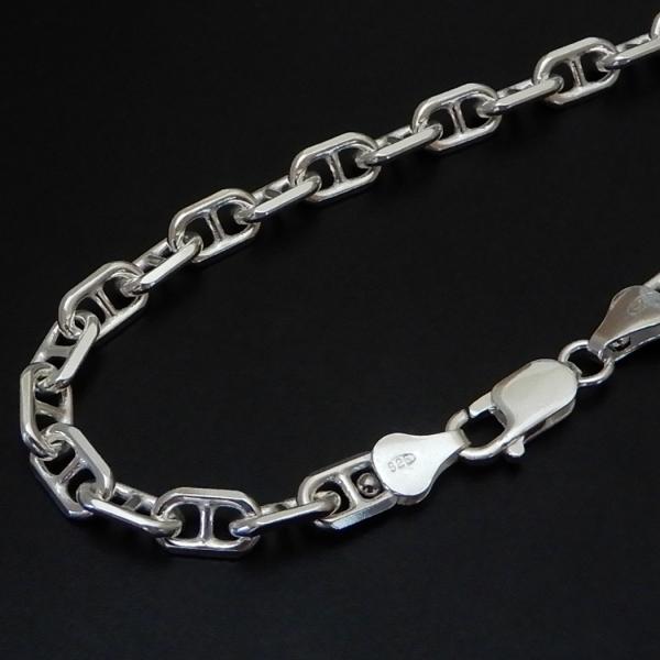 チェーン ネックレス メンズ シルバー925 極太 5.2mm 50cm アンカー