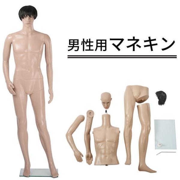 全身マネキン メンズ 186cm スキンカラー リアルフェイスタイプ 【8号