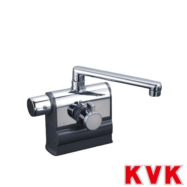 KVK KVK KM3008L デッキ形サーモスタット式混合栓 左ハンドル仕様 可変