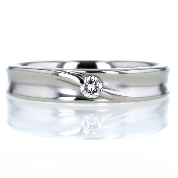 田中貴金属 GINZATANAKA Pt900 プラチナ リング ダイヤモンド 0.05ct