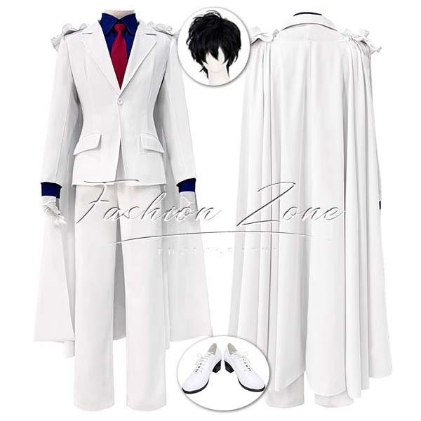 送料無料◇名探偵コナン 風 怪盗キッド スーツ着 コスプレ衣装