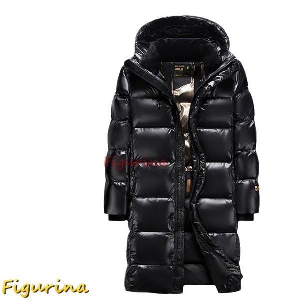 ロングダウンコート 光沢感 防水 メンズ ホワイトグースダウン90