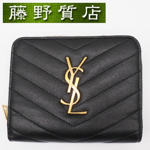 SAINT LAURENT サンローラン モノグラム コンパクト ジップアラウンド