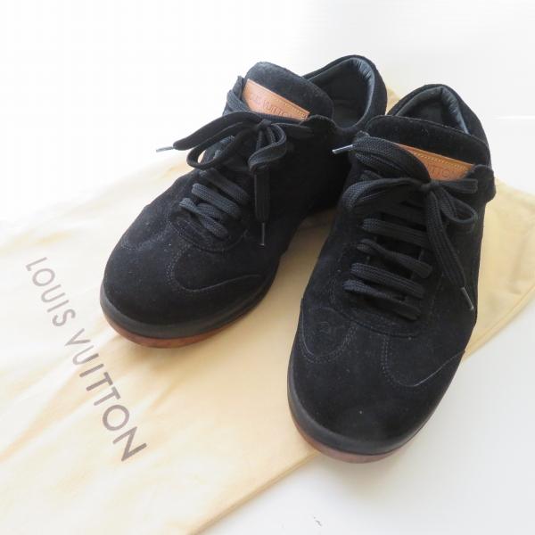 LOUIS VUITTON（ルイ・ヴィトン） #wps スニーカー 6 スエード 黒系
