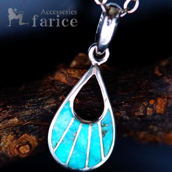 Indian Jewelry 天然石 ターコイズ インレイ/はめ込み装飾 ティア