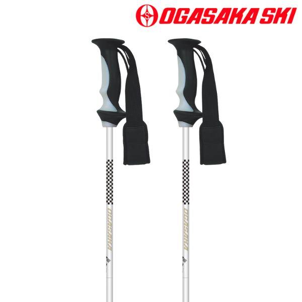 OGASAKA（オガサカ） ストック スキーポール カーボンポール ホワイト