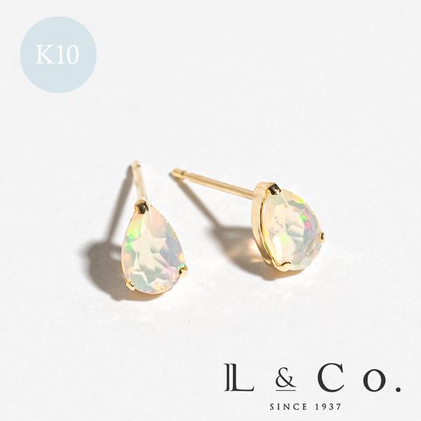 Jewel closet by L&Co. ピアス レディース メンズ オパール ドロップ
