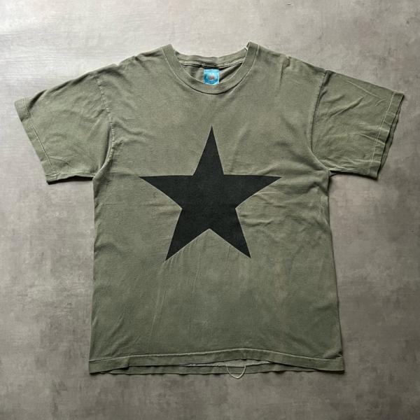 90'S R.E.M Monster Promotion Star T-Shirts KHAKI GREEN/L 90年代