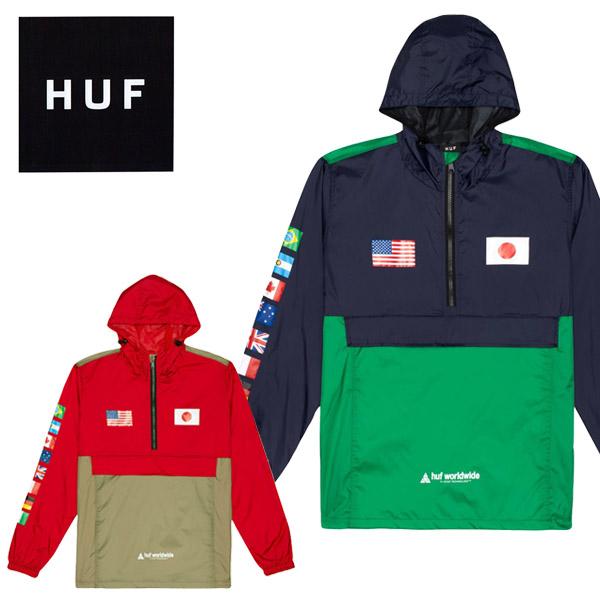 HUF（ハフ） 【並行輸入】 FLAGS ANORAK JACKET アノラック ジャケット