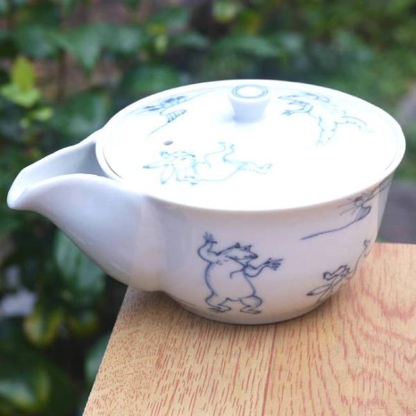 京焼 清水焼 染付鳥獣戯画 宝瓶急須 陵泉 : 松韻堂 Yahoo!店 - 通販