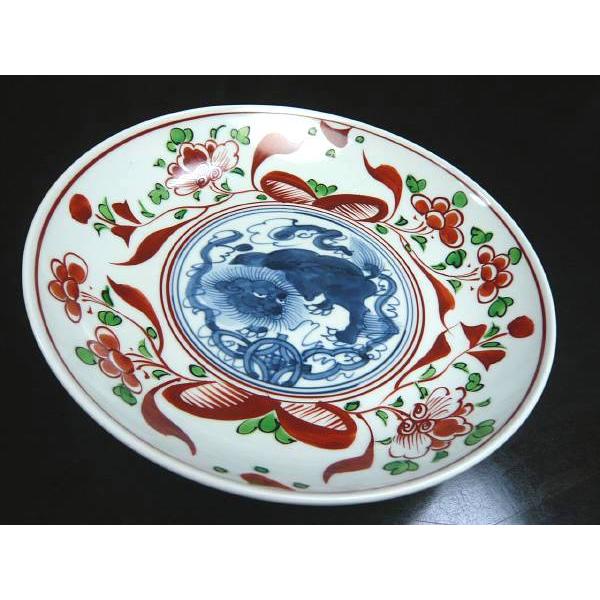 京焼 清水焼 赤絵玉取獅子皿 8寸 : 松韻堂 Yahoo!店 - 通販 - Yahoo