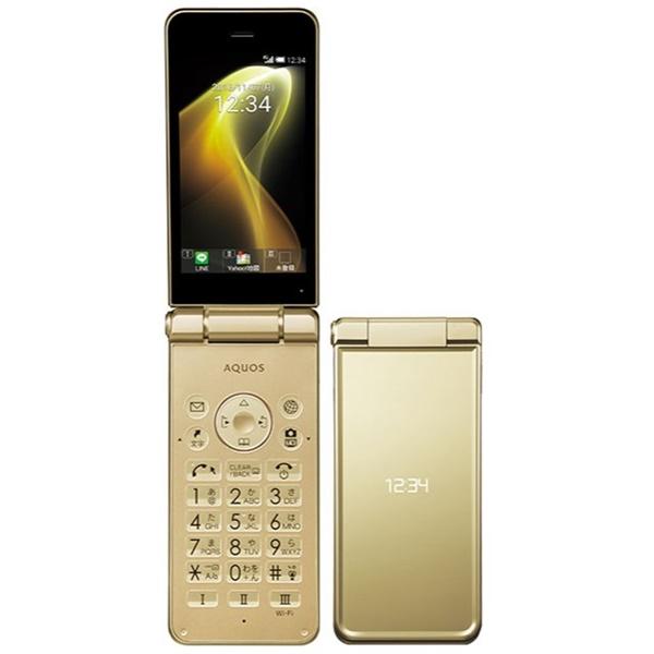 AQUOS ケータイ (中古並品) SoftBank SHARP ケータイ2 8GB ゴールド